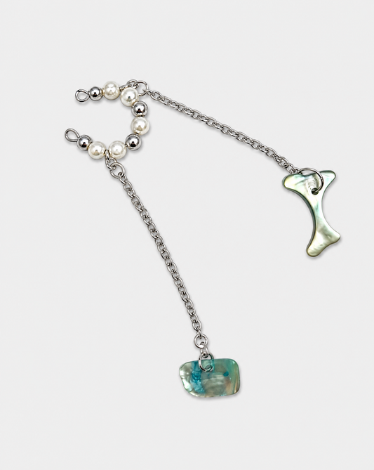 Ear Cuff - Blue Petal 03