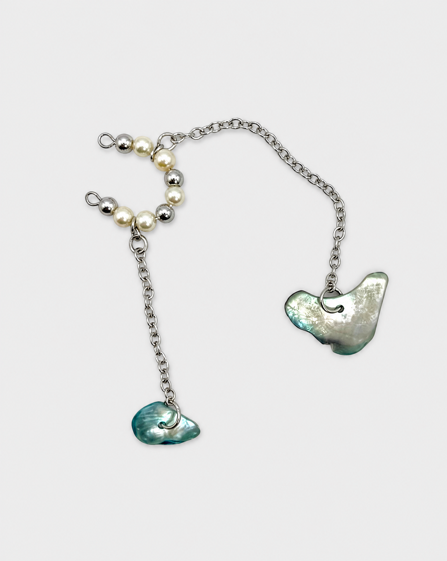 Ear Cuff - Blue Petal 01